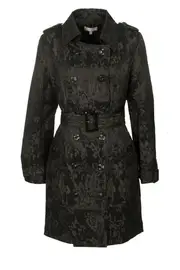 Lace Trench Coat--ORI-8233