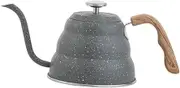 1Pc Thermometer Narrow Spout Coffee Kettle Stainless Steel Teapot for Precision Brewing High Temperature Resistant Easy to Clean for Home Office Use
