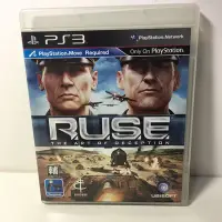 在飛比找Yahoo!奇摩拍賣優惠-[二手電玩光碟片］PS3 心戰詭陣 RUSE Move