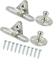 Car Gas Spring Mounting Bracket 10mm with Screws Set of 4 Durable Material