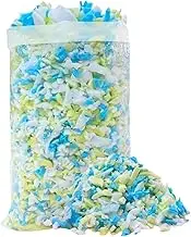 LCSVCCXA Glued Memory in Filling Foam Filling with Multicolored Bean Bags and Soft Stuffing Material Soft for The Craft Sofa, as described, 2KG