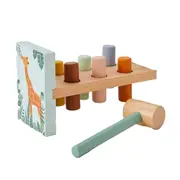 Zookabee Wooden Hammer Bench Interactive Children's Educational Toy Set 12m+