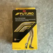 FUTURO 3M Medical Compression Firm Pantyhose 20-30mmHg Swelling Relief Plus Sz