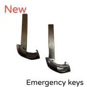 2 X Emergency Cadillac Remote Smart Key FOB Blank Blade HU100