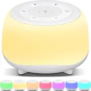 Xkimos White Noise Machine Baby and Adult, 34 Soothing Sounds White Noise Mac...