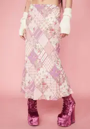 [Sugar Thrillz] Pick A Pattern Midi Skirt