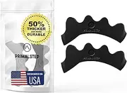 Toe Separators - 50% Thicker & More Durable - Correct Foot and Bunion Pain, Plantar Fasciitis - Dr. Recommended Toe Straightener to Improve Mobility - Stretches to Fit (Size Large)