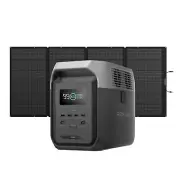 ECOFLOW DELTA 3 1500 1536Wh Solar Generator 1800W Outdoor with 400W Solar Panel