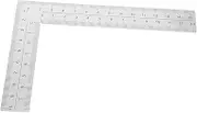 Yardenfun Stainless Steel l Shape Ruler 150x100mm Right Angle Square Tool for Woodworking Engineers