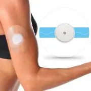 Freestyle Sensor Adhesive Bandage Patches for Libre 2 Cover Waterproof Clear