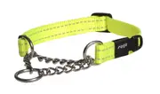 Rogz Control Obedience Non-Slip Dog Collar Dayglo Medium