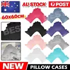 Ruffled U Shape Tri Boomerang Pillowcase 280TC Poly Cotton Free Post Brand New