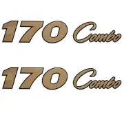 TRACKER 170 COMBO 10 1/2 in BOAT DECAL / STICKER PAIR