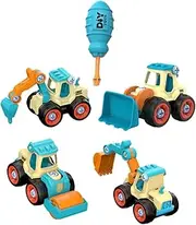 ERINGOGO 1Set DIY Assembly Truck for Creative Take Apart Construction Engineering Vehicle Building for Boys Birthday Present