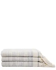 Set of 3 Ivy Collection Maine Traditional Bath Towels