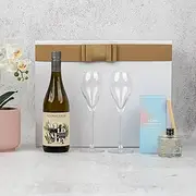 Elegant Champagne Delight Hamper For Aussie - Curated wines, aromatic diffuser, and chic glass flutes for sophisticated tastes for Birthdays, Anniversary's, Mothers Day, Fathers Day, Christmas (Popular White Wine)