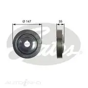 Gates Crankshaft Pulley - TVD1101
