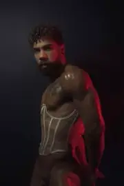 [M217] Handsome Male Cute Model Showing Off Body And Muscled Physique