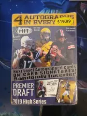 2019 Sage HIT Premier Draft High Series Football Blaster Box - Factory Sealed