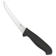 Frosts Mora 156mm Curved Flexible Filleting Knife - Black / Satin
