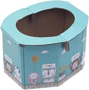 ORFOFE Foldable Paper Toilet Portable Travel Potty for Safe Durable Design Convenient for Outdoor Use for Training The Go