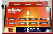 Gillette Value Pack Refill Blade - Fusion5 NEW