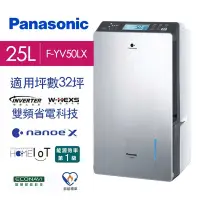 在飛比找Yahoo奇摩購物中心優惠-【限時特賣】Panasonic 國際牌 25L 高效節能除濕