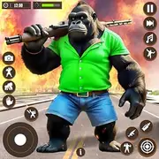 City Gorilla Rampage Fighting Vegas Attack City Survival Game