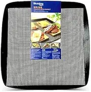 Bluedrop Toaster Baskets Non Stick PTFE Grill Mesh Trays Crisper Bakery Baskets Food Grade Woven Glass Baking Mesh Trays for Speed Oven27X27CM