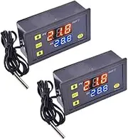 2pcs W3230 Temperature Controller Digital Display Temperature Module Switch Board (12V)