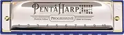 HOHNER Pentaharp Harmonica, Key of A Minor, Stainless steel (M21BX-AM)
