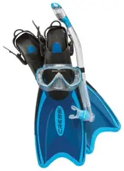 Cressi Palau Laf Set - Blue Xs/s