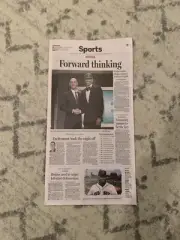 Jayson Tatum NBA Draft Night Boston Globe Newspaper - Boston Celtics - 6/23/17
