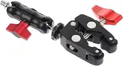 TEHAUX 1 Set Professional Wear Resistant Camera Clamp of Super Clamp for Outdoor Mounting Compatible with DSLR Monitors and LED Lights