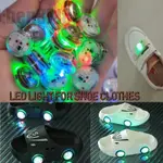 10/20/50 件 DIY 替換酷炫 LED 夜光點亮兒童嬰兒鞋包衣服玩具拖鞋