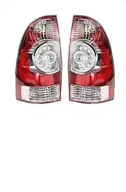 Rear Tail Lights A Pair Signal Warning Lamp Car Rear Tail Light Brake Lamp for Toyota for Tacoma 2005-2015 TO2800177 TO2801177 Rear Light Assemblies