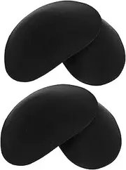 COLLBATH 2 Pair Women Shoulder Pads Women's Shoulder Pads Shoulder Enhancer Shoulder Cushion Bras Sponge Shoulder Pads Sewing Shoulder Pads Adhesive Shoulder Pad Shoulder Push up Pads Black