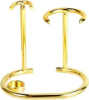 Ferroalloy Storage Stand for Shaving Brush and Accessories in Men's Bathroom, Gold