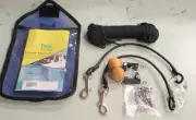 OUTRIGGER STANDARD RIGGING KIT TACO 236 RK0001SB BLACK 100FT FISHING TROLLING