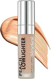 Rodial Peach Lowlighter 0.1 fl oz, Liquid Colour Concealer, Face Concealer with Silky, Non-Shimmer Finish, Warming Complexion-Enhancer, Hydrating Formula with Hyaluronic Acid, Vitamin E and Caffeine