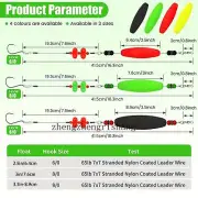 3Pc Fishing Bobbers Catfish Float Rigs Santee Rig for Catfishing Tackle Rattling