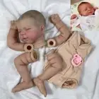 18" Pascale Reborn Doll Kit Cloth Body Pre-Assembled Baby Parts Gift for Kids