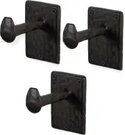 Billow Wall Mount Cast Iron Hooks Coat Towel Bag Hat Hanger Railroad Spike Rack