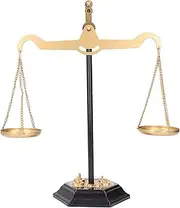 Nutriess Vintage Balance Scale Iron Desktop Ornament Stress Relief Home Decor Scales of Justice Model