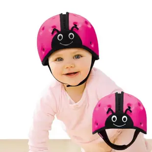 【SafeheadBABY】寶寶學步防撞安全帽 繽紛桃(學步帽 防摔帽 幼兒安全頭盔)