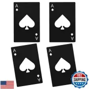 Airoads Ace Of Spades Bottle Opener Credit Card Size Pocker Cap Opener Portab
