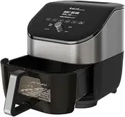 [Instant] Pot Vortex Plus ClearCook - 5.7L Air Fryer, Stainless Steel, 6-in-1 Smart Programs - Air Fry, Bake, Roast, Grill, Dehydrate, Reheat, Large Capacity -1700W, Silver