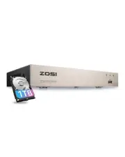 3K Lite 8 Channel Hybrid 4 in 1 HD TVI CCTV DVR, AI Human/Vehicle Detection, ...
