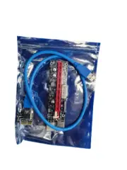 Ubit 6 Pack Latest PCI E GPU Riser Express Cable 16X to 1X 6Pin MOLEX SATA