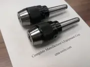 2pcs MT2 Ball Bearing Keyless Drill Chucks 3/8" Integral design #DCK-MT2-38DB